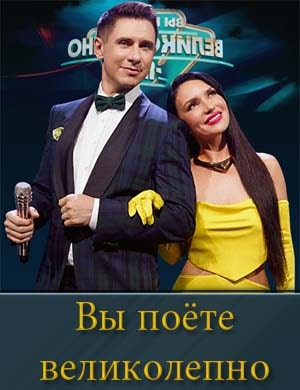 Вы поёте великолепно